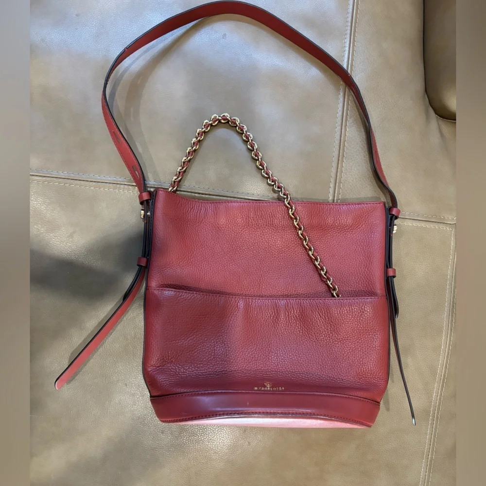 Elegant Micheal kors Reese pink Leather Shoulder Bag - Picture 4 of 9